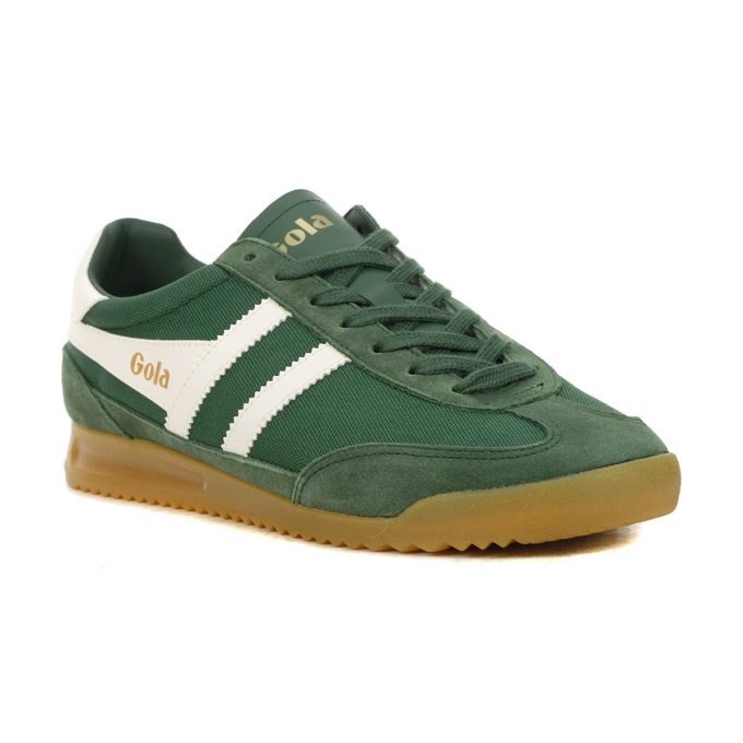 Gola Men's Tornado Evergreen/Off White Sneakers CMB623NW - Image 2