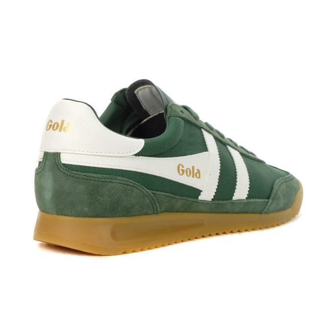 Gola Men's Tornado Evergreen/Off White Sneakers CMB623NW - Image 3