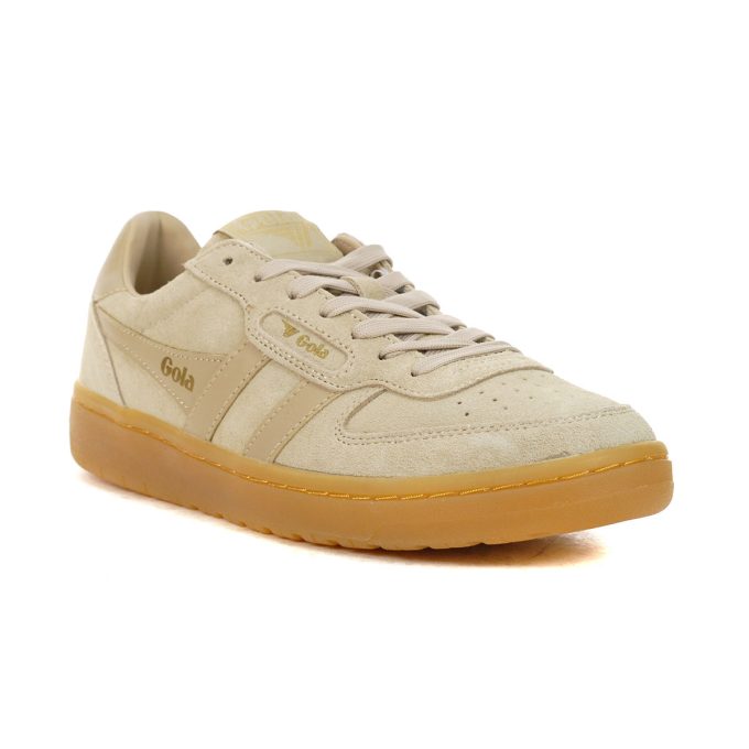 Gola Women's Hawk Suede Bone/Gum Sneakers CLB571FC - Image 2