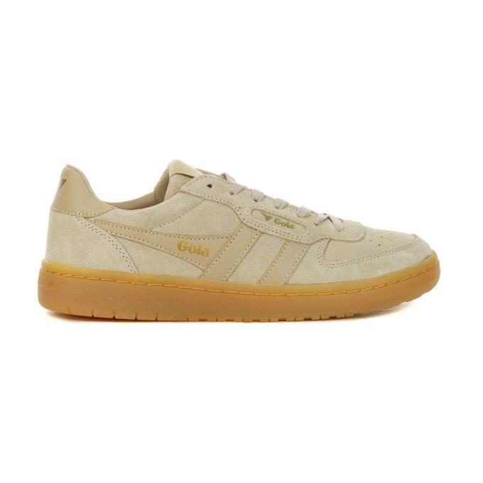 Gola Women's Hawk Suede Bone/Gum Sneakers CLB571FC