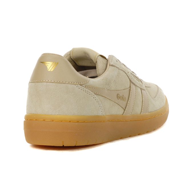 Gola Women's Hawk Suede Bone/Gum Sneakers CLB571FC - Image 3