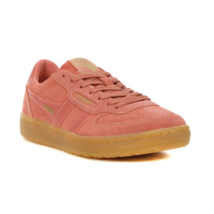 Gola Women's Hawk Suede Clay/Gum Sneakers CLB571UC - Image 2