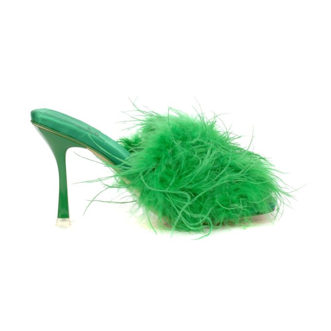 Jeffrey Campbell Chauffeur Bright Green Heel Sandals