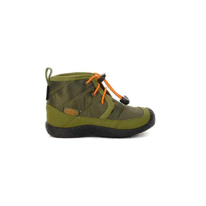 Keen Big Kids Howser II Capulet Olive/Russet Orange Chukka Boots 1025518