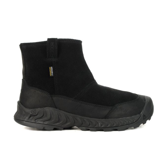 Keen Men's Hood NXIS Black Waterproof Pull-On Boots 1029642