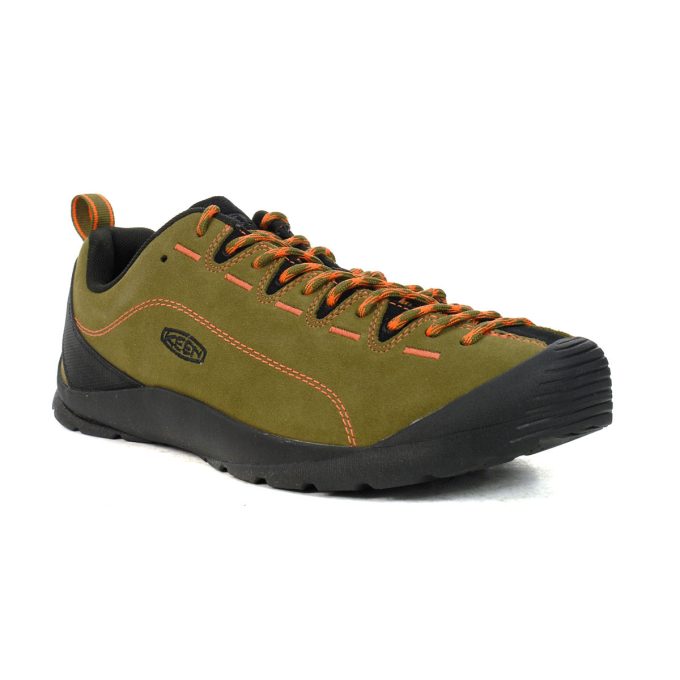 Keen Men's Jasper Dark Olive/Scarlet Ibis Shoes 1029403 - Image 2