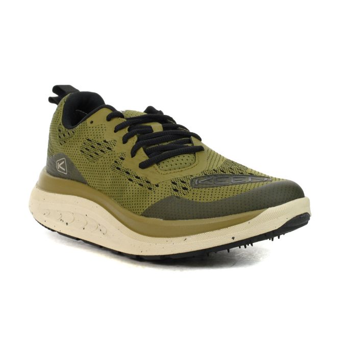 Keen Men's WK400 Martini Olive/Black Walking Shoes 1028888 - Image 2