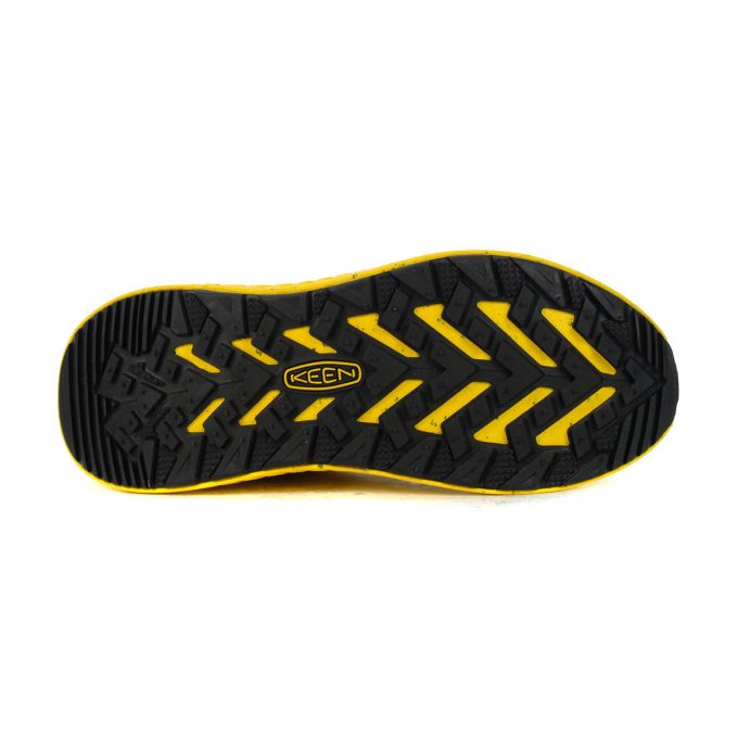 Keen Men's WK400 Yellow/Black Walking Shoes 1027483 - Image 4