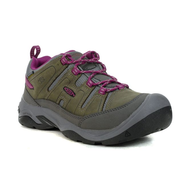 Keen Women's Circadia Steel Grey/Boysendberry Waterproof Hiking Shoes 1026770 - Image 2