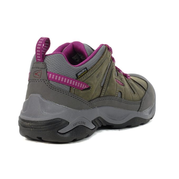 Keen Women's Circadia Steel Grey/Boysendberry Waterproof Hiking Shoes 1026770 - Image 3