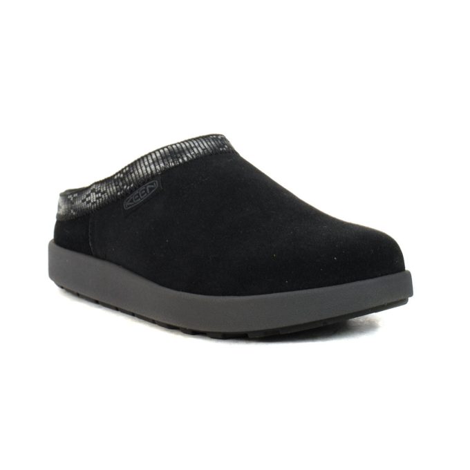 Keen Women's Elle Black/Magnet Suede Mules 1027935 - Image 3