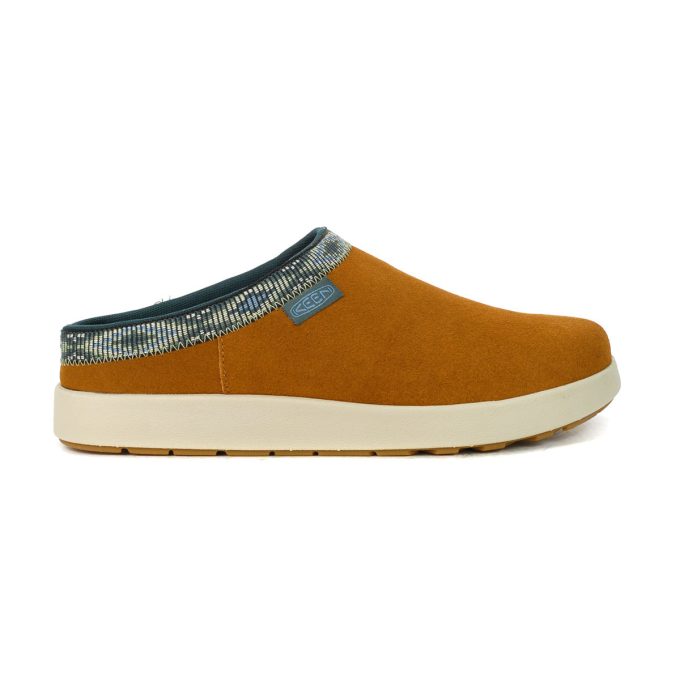 Keen Women's Elle Dark Keen Maple Suede Mules 1027934