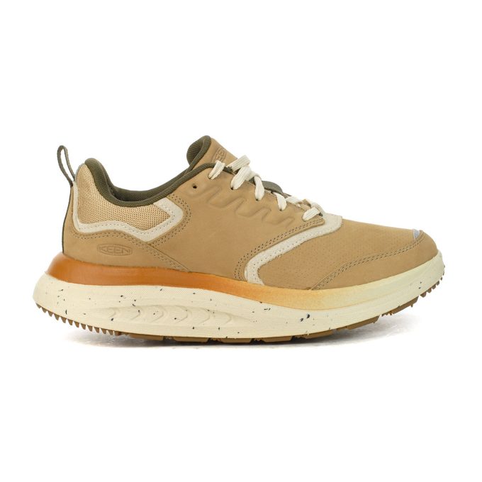 Keen Women's WK400 Leather Safari/Birch Walking Shoes 1028098