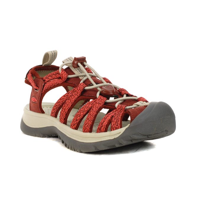 Keen Women's Whisper Cayenne/Fried Brick Sandals 1028817 - Image 2