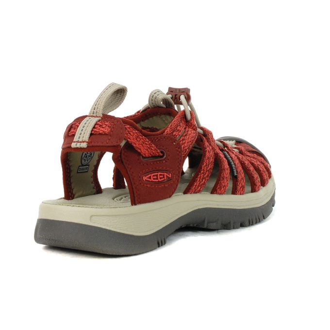 Keen Women's Whisper Cayenne/Fried Brick Sandals 1028817 - Image 3