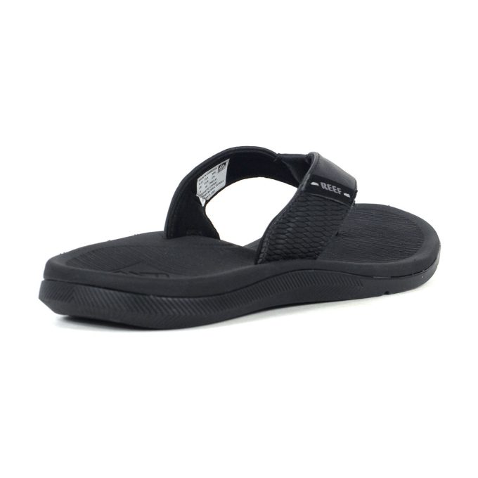 Reef Men's Cushion Santa Ana Black Slides CJ0378 - Image 3