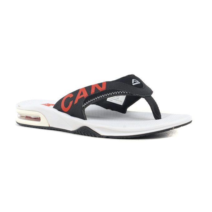 Reef Men's Fanning Canada Eh White/Black Slides CJ3380 - Image 2