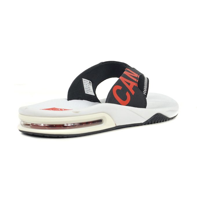 Reef Men's Fanning Canada Eh White/Black Slides CJ3380 - Image 3