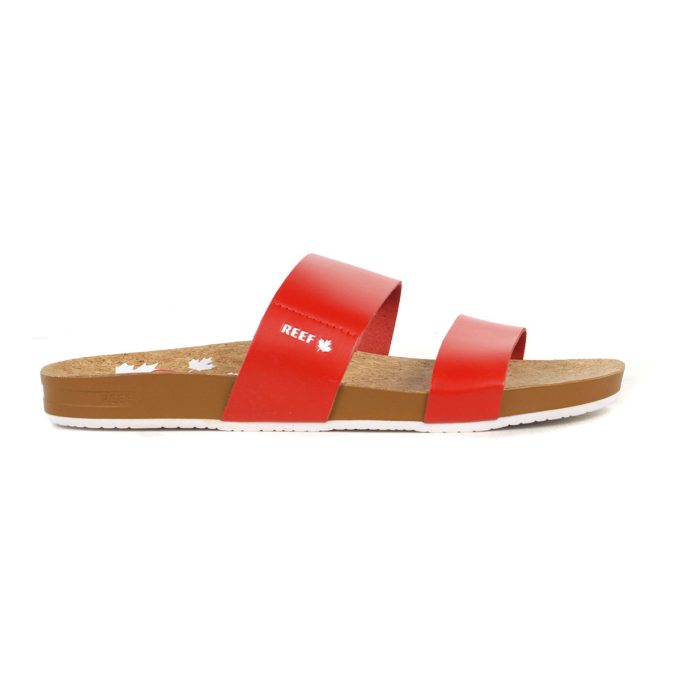 Reef Women's Cushion Vista Canada Red Sandals CJ3376