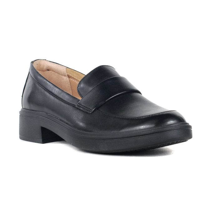 Rockport Women's Lennox Penny Black Leather Loafers CJ0771 - Image 2