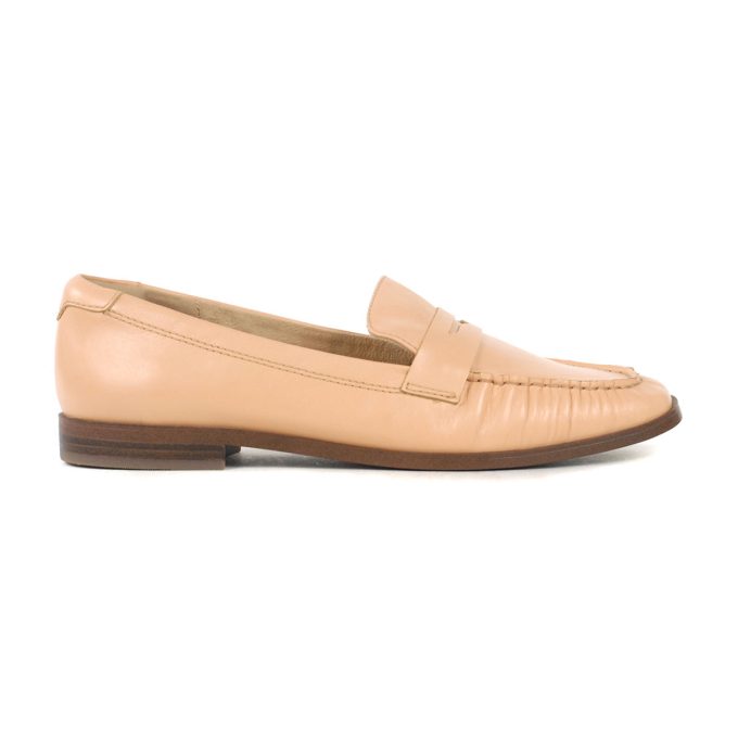 Rockport Women's Susana Penny Apricot Leather Loafers CJ0982