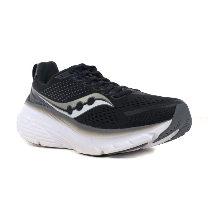 Saucony Men's Guide 17 Black/Shadow Running Shoes S20936-100 - Image 2