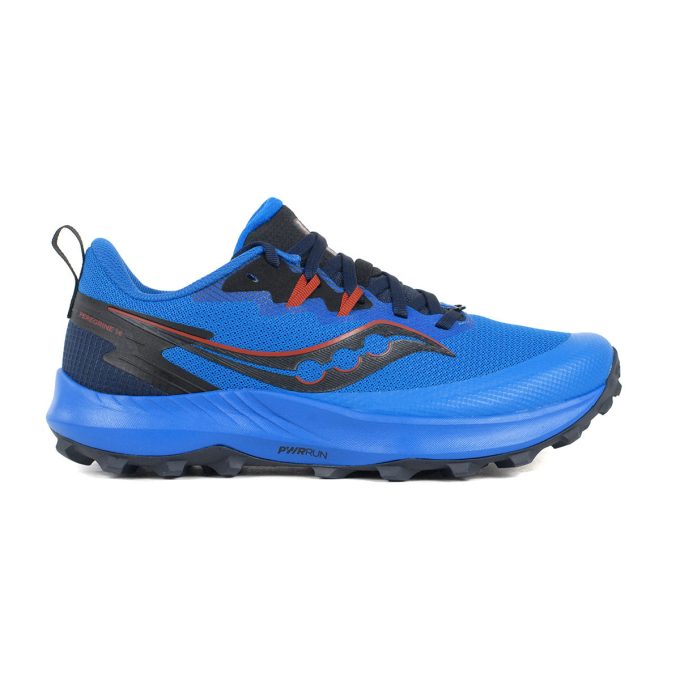 Saucony Men's Peregrine 14 Cobalt/Black Trail Running Shoes S20916-106