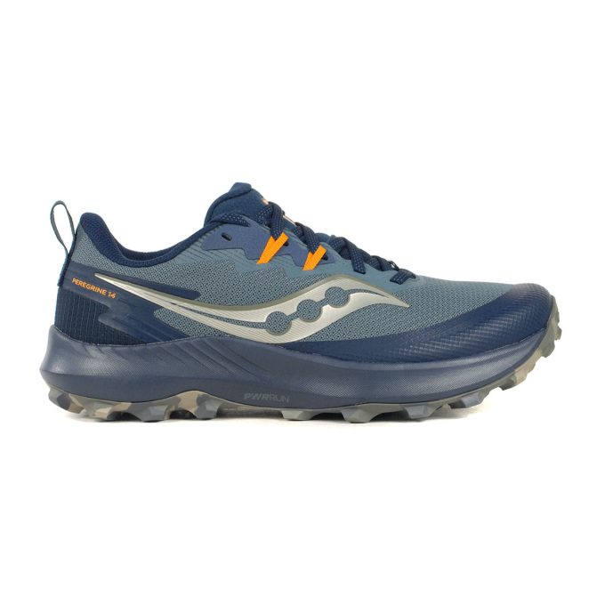 Saucony Men's Peregrine 14 Dusk/Navy Trail Running Shoes S20916-242