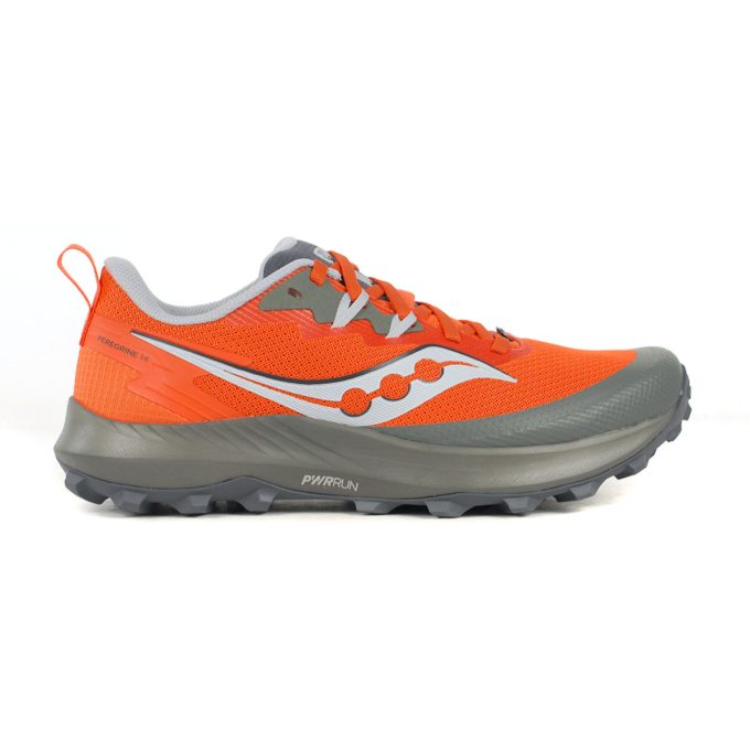 Saucony Men's Peregrine 14 Pepper/Bough Trail Running Shoes S20916-111