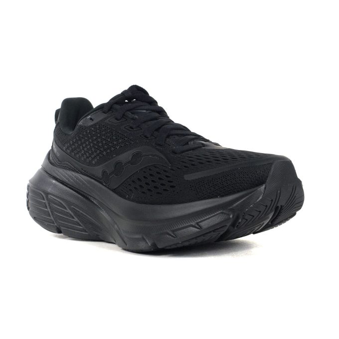 Saucony Women's Guide 17 Black/Black Running Shoes S10936-200 - Image 2