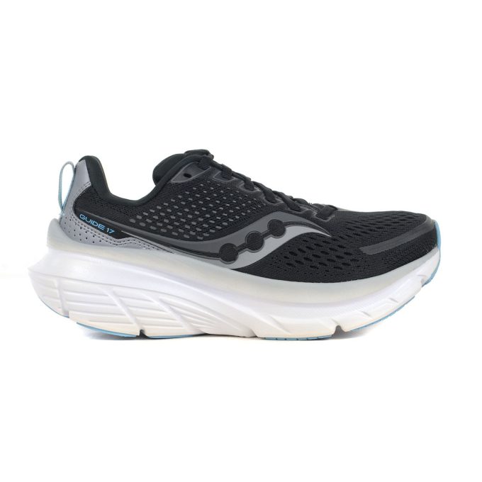 Saucony Women's Guide 17 Black/Fog Running Shoes S10936-100