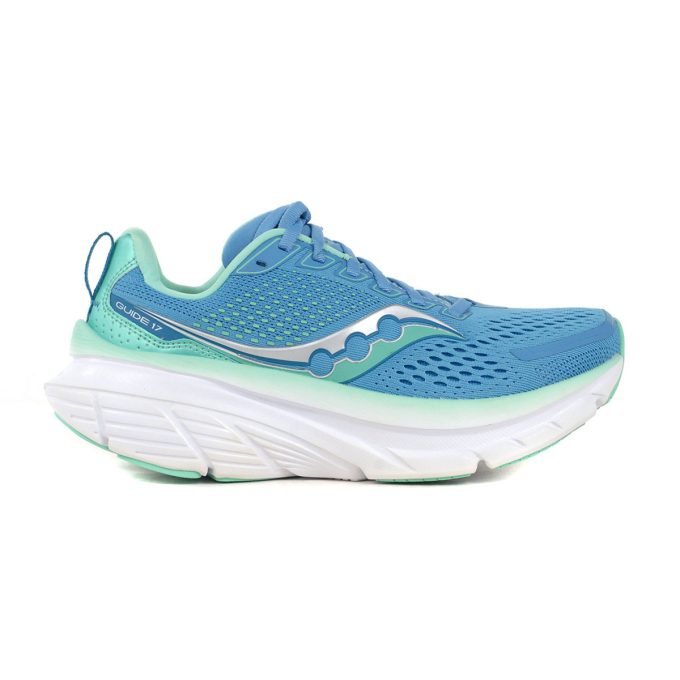 Saucony Women's Guide 17 Breeze/Mint Running Shoes S10936-115