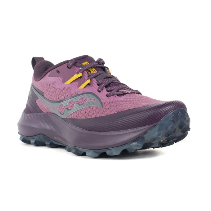 Saucony Women's Peregrine 14 Plum/Eggplant Trail Running Shoes S10916-242 - Image 2