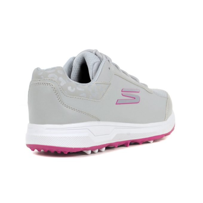 Skechers Men's Go Golf Prime Grey/Pink Golf Shoes 123067.GYPK - Image 3