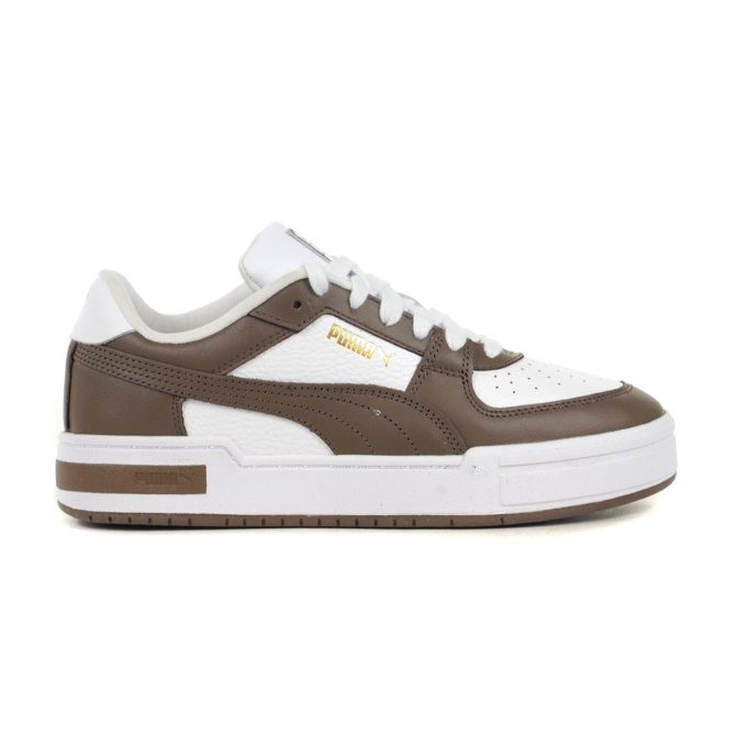 PUMA Men's CA Pro Classic White/Espresso Brown Sneakers 38019063