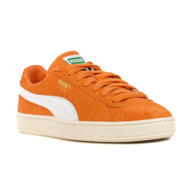 PUMA Men’s Suede Classic Orange/White Sneakers 39978117 - Image 2