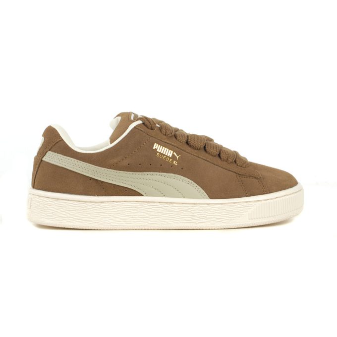 PUMA Men’s Suede XL Hot Coffee/Desert Dust Sneakers 39520518