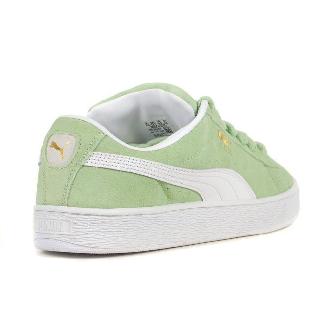 PUMA Men’s Suede XL Pure Green/White Sneakers 39520507 - Image 3