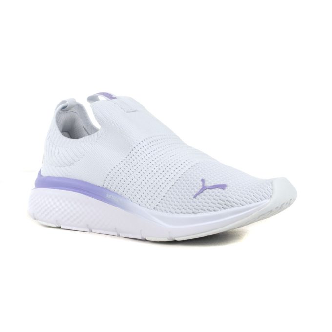 PUMA Women's SoftRide Pro Echo Silver Mist/Lavender/White Slip-On Running Shoes 30998205 - Image 2