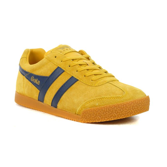 Gola Men's Harrier Sun/Navy Sneakers CMA192YI - Image 2