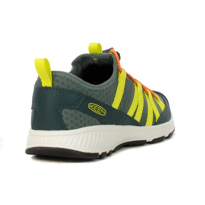Keen Big Kids Motozoa Sea Moss/Scarlet Ibis Sneakers 1028740 - Image 3