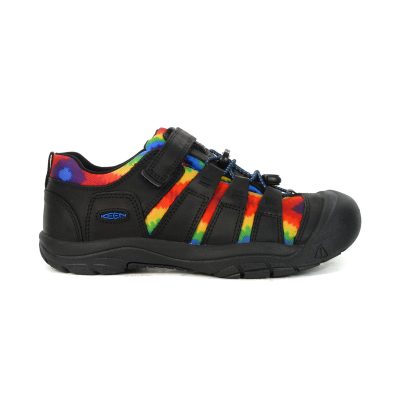 Keen Big Kids Newport Black/Original Tie Dye Shoes 1025503