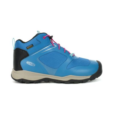 Keen Big Kids Wanduro Fjord Blue/Fuchsia Purple Boots 1027896