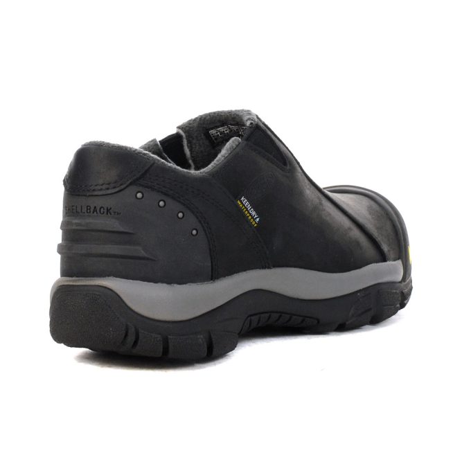 Keen Men's Brixen Low Black/Gargoyle Waterproof Slip-On shoes 1002268 - Image 3