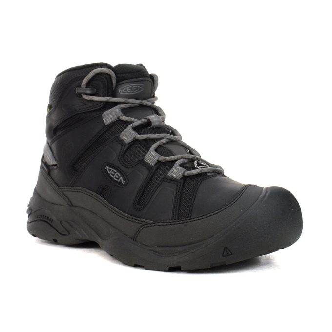 Keen Men's Circadia Mid Polar Black/Steel Grey Waterproof Winter Boots 1026762 - Image 2