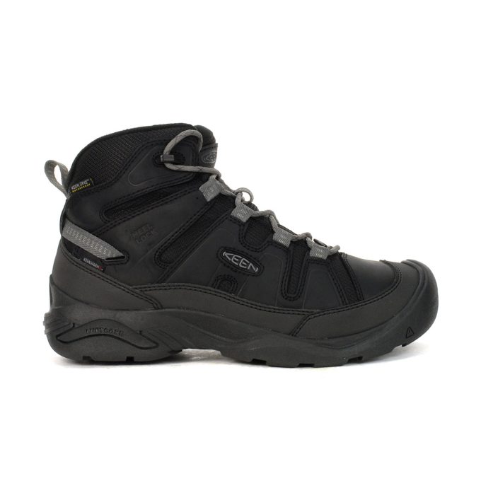 Keen Men's Circadia Mid Polar Black/Steel Grey Waterproof Winter Boots 1026762