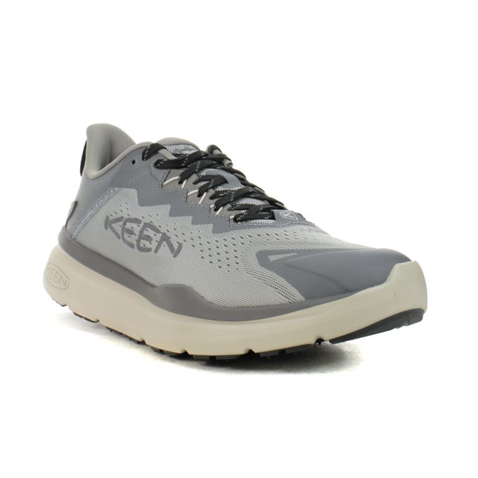 Keen Men's WK450 Alloy/Steel Grey Walking Shoes 1028915 - Image 2