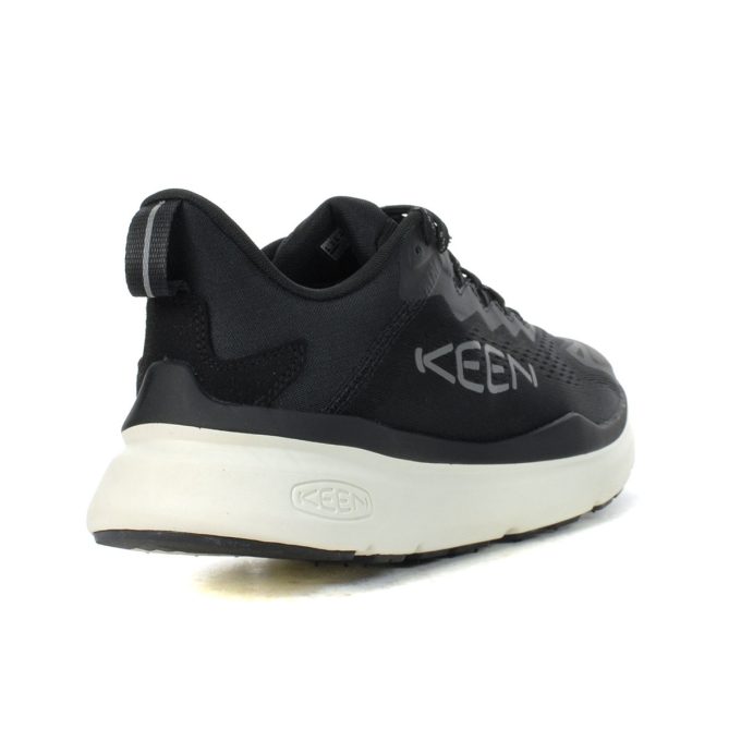 Keen Men's WK450 Black/Star White Walking Shoes 1028913 - Image 3
