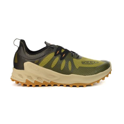 Keen Men's Zionic Speed Dark Olive/Scarlet Ibis Trail/Hiking Shoes 1028183