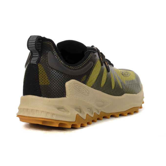 Keen Men's Zionic Speed Dark Olive/Scarlet Ibis Trail/Hiking Shoes 1028183 - Image 3